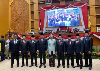 45 Anggota DPRD Samarinda Resmi Dilantik , Helmi Abdullah: Kuatkan Sinergi Lanjutkan Pembangunan