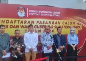KPU Sumut Nyatakan Berkas Pendaftaran Bobby Nasution-Surya Lengkap