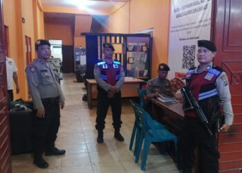 Jelang Pemilu 2024,Sat Samapta Polres Langkat Patroli Ke Kantor KPU Kabupaten Langkat. 