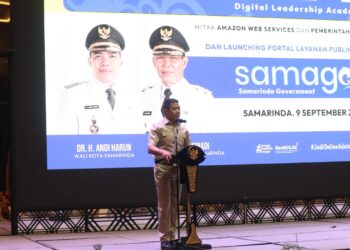 Andi Harun Hadiri Launching Portal Layanan Publik Samarinda Goverment dan Digital Leadership Academy