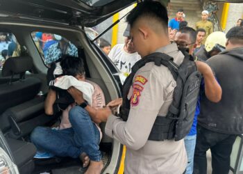 Personil Beat Patroli 110  Amankan Pelaku Pencurian Kotak Amal di Jl. Danau Maninjau 