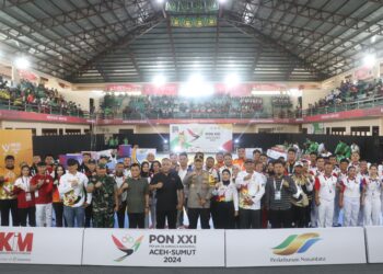 Kapolres Langkat Hadiri Pembukaan Cabor Sambo PON XXI Aceh-Sumut