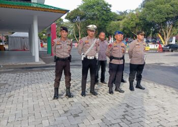 Hari Ke-tiga Polres Langkat Melakukan Pengamanan Cabang Olahraga Sambo PON XXI Aceh-Sumut