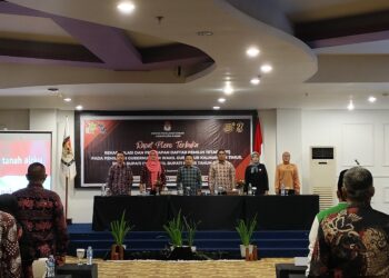 Gelar Rapat Pleno, KPU Paser Sahkan Daftar Pemilih Tetap untuk Gelaran Pilkada 2024