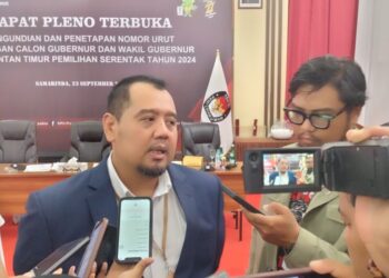 KPU Laksanakan Pengundian Dan Penetapan Nomor Urut Paslon Cagub Dan Cawagub Kaltim, Isran-Hadi 01 Rudy-Seno 02