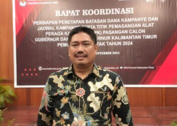 KPU Kaltim Gelar Rakor Persiapan Kampanye, Suardi Harap Pemilihan Berjalan Lancar 
