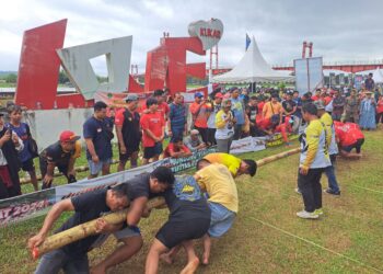 Adu Kekuatan, Lomba Dagongan Selalu Dinanti Masyarakat Saat Erau