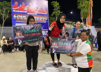 Dispora Kukar Sukses Laksanakan Liga Tarkam Voli Kemenpora 2024