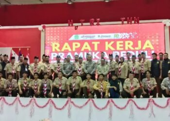 Melalui Raker Pramuka Peduli, Dispora Kukar : Berikan Edukasi Tentang Kepramukaan