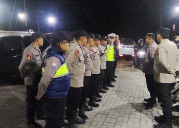 Polresta Samarinda Lakukan Pengamanan Kampanye Salah Satu Calon Gubernur