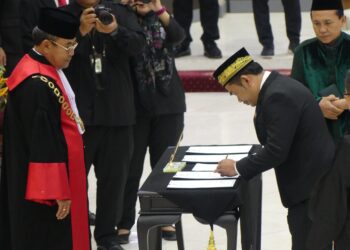 Pimpinan DPRD Kaltim Periode 2024-2029 Dilantik, Fokus pada Sinergi Pembangunan Kaltim