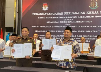 Perkuat Kesiapan Pilkada Serentak 2024, KPU dan Kejati Kaltim Teken MOU
