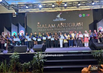Menutup Peringatan Sumpah Pemuda, Dispora Kaltim Gelar Malam Anugerah Pekan Raya Pemuda 2024