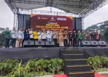 KPU Provinsi Sumut Mengajak Paslon Gubernur, Bupati dan Walikota Deklarasi Kampanye Damai di Pilkada Tahun 2024