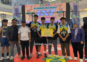 Kejuaraan Bola Basket 3×3 Piala Gubernur Kaltim Berakhir Sukses, Antusiasme Masyarakat Melejit di Atrium Big Mall