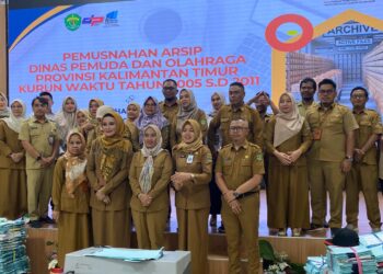 Rasman Sebut Pemusnahan Arsip Langkah Strategis Dispora Kaltim dalam Pengelolaan Data