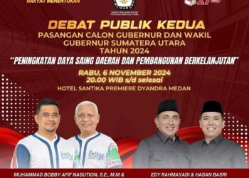KPU Sumut Gelar Debat Publik Kedua