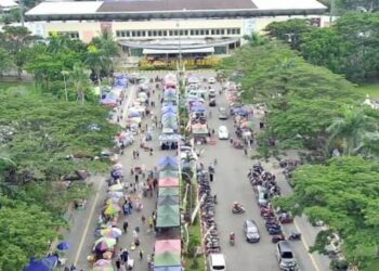 Dispora Kaltim Terapkan Sistem Retribusi Pada Pelaku UMKM Di Gor Kadrie Oening Samarinda