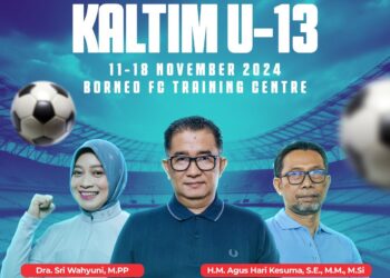 Gelar Piala Gubernur, Dispora Kaltim Harapkan Atlet Muda Sepak Bola Kaltim Terlahir Lebih Banyak
