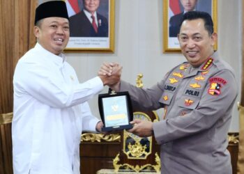 Kunjungi Kapolri, Menteri Nusron Perkuat Kerja Sama untuk Berantas Mafia Tanah