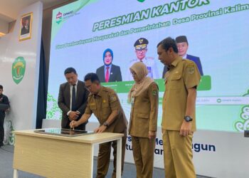 Pj Gubernur Kaltim Resmikan Gedung Baru DPMPD, Dorong Pelayanan Desa yang Lebih Baik