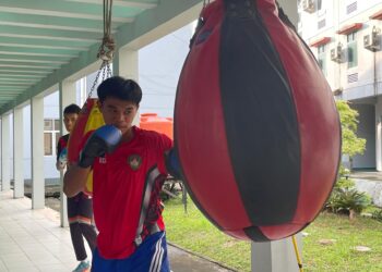 Terus Asah Kemampuan, Atlet Tinju Kaltim Siap Rebut Mwdali Emas Di Pra-Popnas 2024