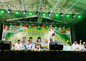 Kampanye Religi Tablig Akbar Cagub Kaltim Rudy Mas’ud Dihadiri Ribuan Jama’ah