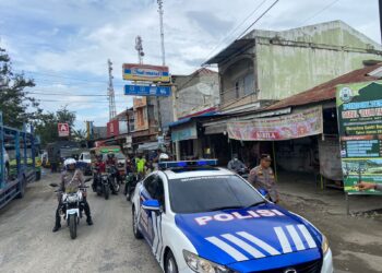 Polres Langkat Gelar Patroli Skala Besar Bersama TNI, Satpol PP, dan Dishub untuk Jaga Keamanan Wilayah