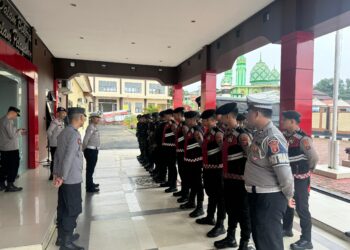 Cooling System Polres Kutai Barat Gelar Patroli Skala Besar, Pasca Selesai Tahapan Pencoblosan