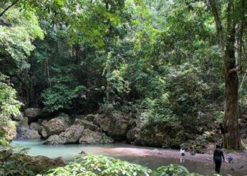 Rayuan Pemandangan Wisata Sungai Bawan Batu di Kampung Merasa Berau, Terus Menarik Perhatian Wisatawan