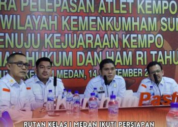 Rutan Kelas I Medan Ikuti Persiapan Pelaksanaan Presiden Menyapa WBP