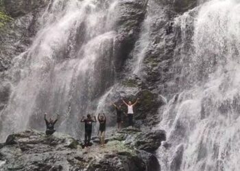 Pesona Alam Air Terjun Doyam Seriam yang Masih Asri dan Menawan di Paser 