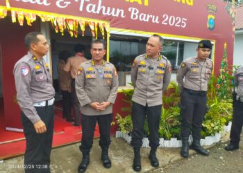 Tim Supervisi Mabes Polri lakukan Pengecekan Operasi Lilin Toba 2024 di Polres Langkat