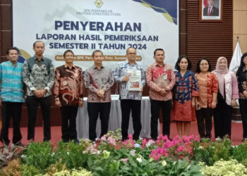 Ketua KPU Sumut Terima LHP Kepatuhan Pengadaan Barang dan Jasa TA 2024 dari BPK RI Perwakilan Sumut