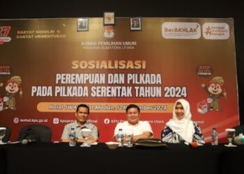 KPU Provinsi Sumatera Utara Selenggarakan Sosialisasi Perempuan dan Pilkada Pada Pilkada Serentak Tahun 2024