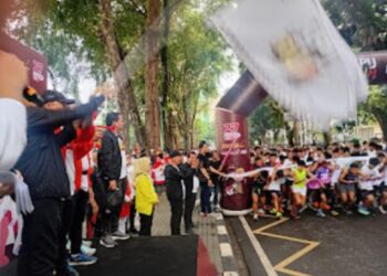 KPU Sumut Gelar Fun Run 2024, Ajak Masyarakat Sukseskan Pilkada Serentak