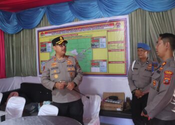 Kapolres Langkat Kunjungi Pos Pengamanan Nataru