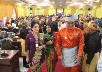 Kapolres Langkat menghadiri Resepsi Peringatan Hari Jadi Kabupaten Langkat Ke-275