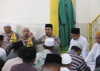 Kapolres Langkat Gelar Safari Jumat, Ajak Masyarakat Jaga Kamtibmas & Perangi Judi