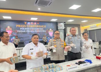 Polresta Samarinda Bongkar Peredaran Sabu yang Dikendalikan Jaringan Napi di Rutan