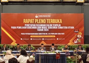 KPU Sumut Tetapkan Gubernur dan Wakil Gubernur Terpilih