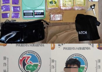 Polresta Samarinda Gagalkan Peredaran Ganja, Dua Tersangka Ditangkap