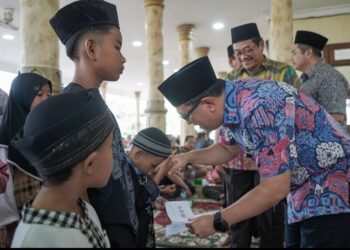PTPN IV Regional 1 Peringati Isra’ Mi’raj dan Sambut Ramadhan dengan Santunan untuk Anak Yatim