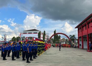 Antisipasi Kebakaran di Bulan Puasa, Relawan Damkar Kukar Siaga Penu