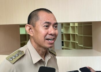 Camat Kota Bangun Darat Harap Akses Jalan Menuju Kantor Camat Segera Diperbaiki