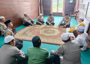 Jaga Silaturahmi & Kedamaian Ramadhan, Kapolres Langkat Bersilaturahmi ke Tuan Guru Besilam Babussalam