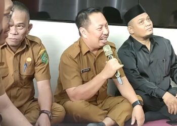Hari Pertama Kerja, Diskominfo Kukar Gelar Halalbihalal dan Donor Darah