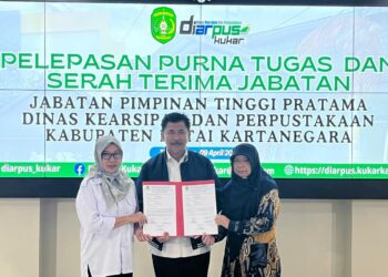 Rinda Desianti Resmi Jabat Plt Kepala Diarpus Kukar Gantikan Aji Lina Rodiah