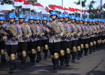 Polri Kembali Kirim Pasukan untuk Misi Perdamaian PBB, Latpragas Satgas FPU 7 MINUSCA Resmi Dimulai