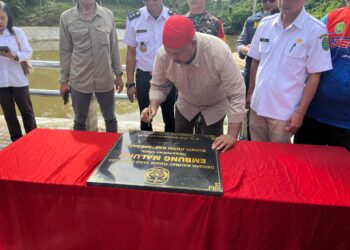 Embung Maluhu Diresmikan, Perkuat Pengairan Pertanian di Kukar